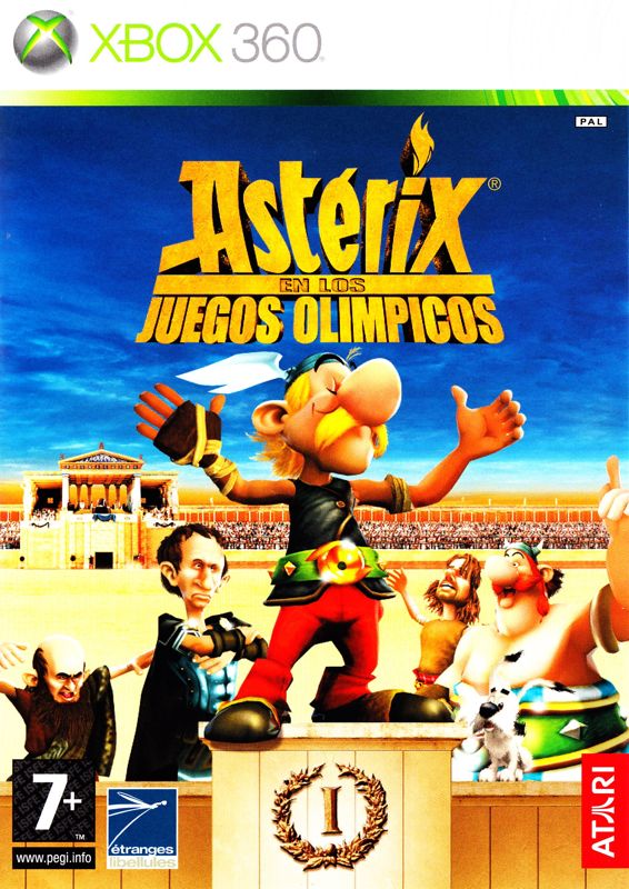 Asterix at the Olympic Games box art for Xbox 360
